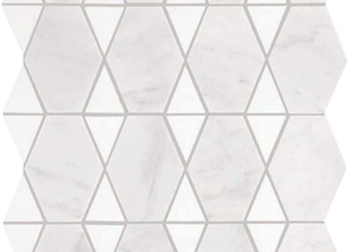 Perfit Mosaix in Saran White & Thassos Reverse