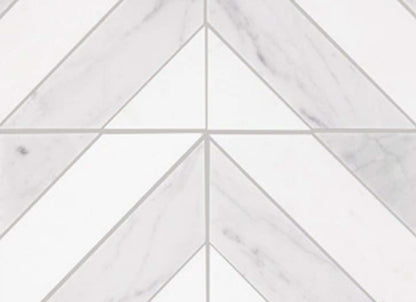 Perfit Mosaix in Saran White & Thassos Dash