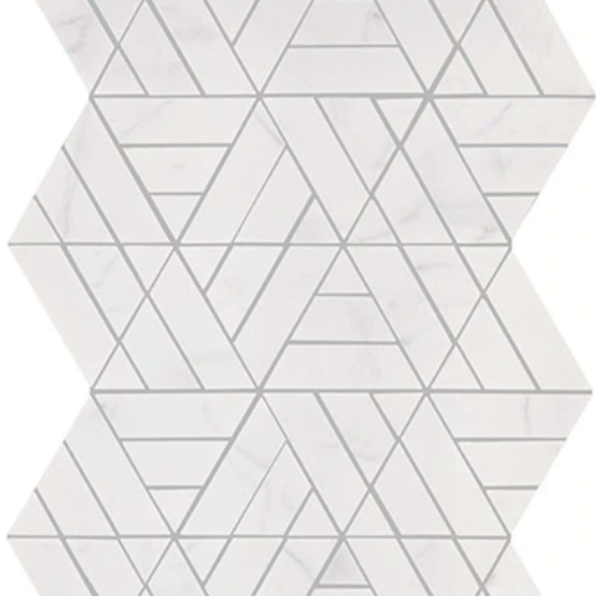 Perfit Mosaix in Saran White Trifecta Tile