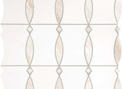 Perfit Mosaix in Namaste & Thassos Bannister