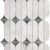 Perfit Mosaix in Ashen Palissandro & Carrara Wh Spring Tile