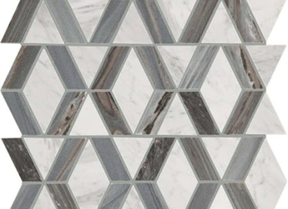 Perfit Mosaix in Ashen Palissandro & Carrara Wh Hinge