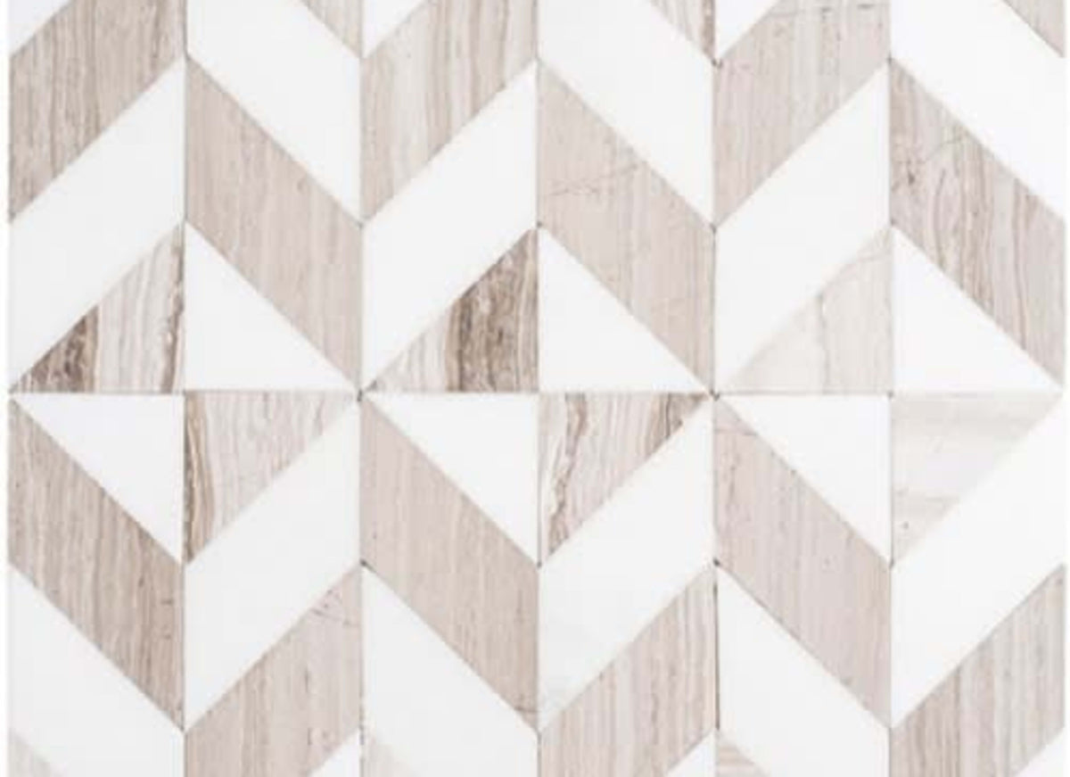 Picassa in Paloma Taupe 1 3/4x2 5/8