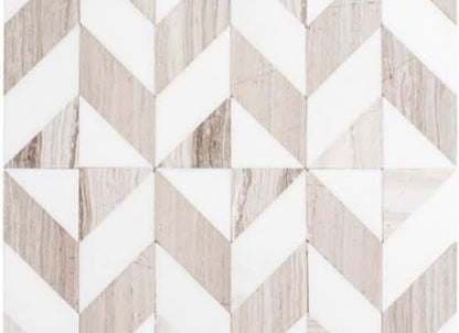 Picassa in Paloma Taupe 1 3/4x2 5/8