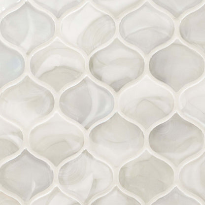 Pearla in Pearla Arabesque Glass Tile