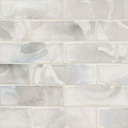Pearla in Pearla Subway Tile 2x6 Glass Tile