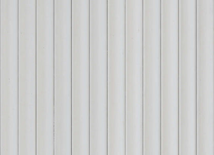 Wall - Moderne - Petit Courbe in Paint Grade White