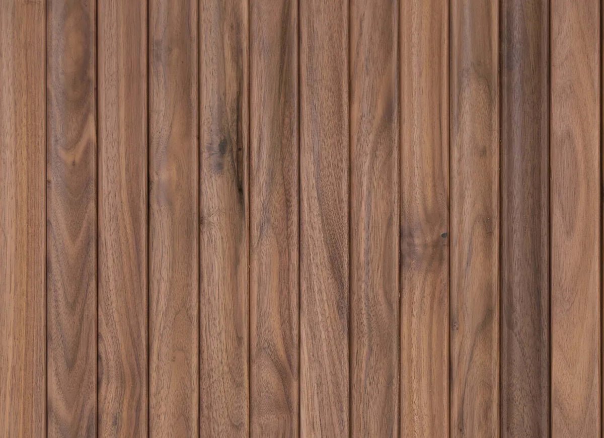 Wall - Moderne - Petit Courbe in Raw Walnut