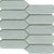 Picket in Silver Glass Tile