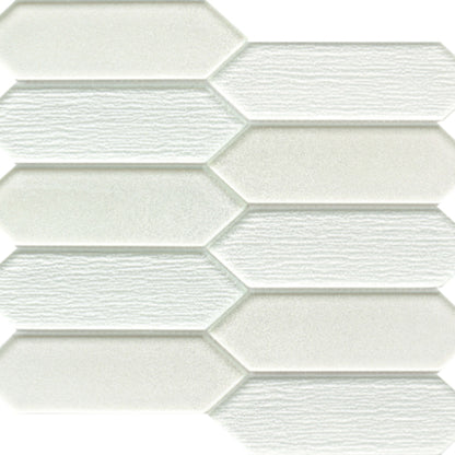 Picket in White Glass Tile