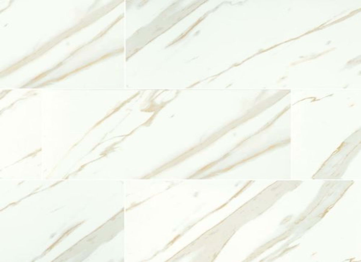Pietra in Calacatta - 12x24 Matte