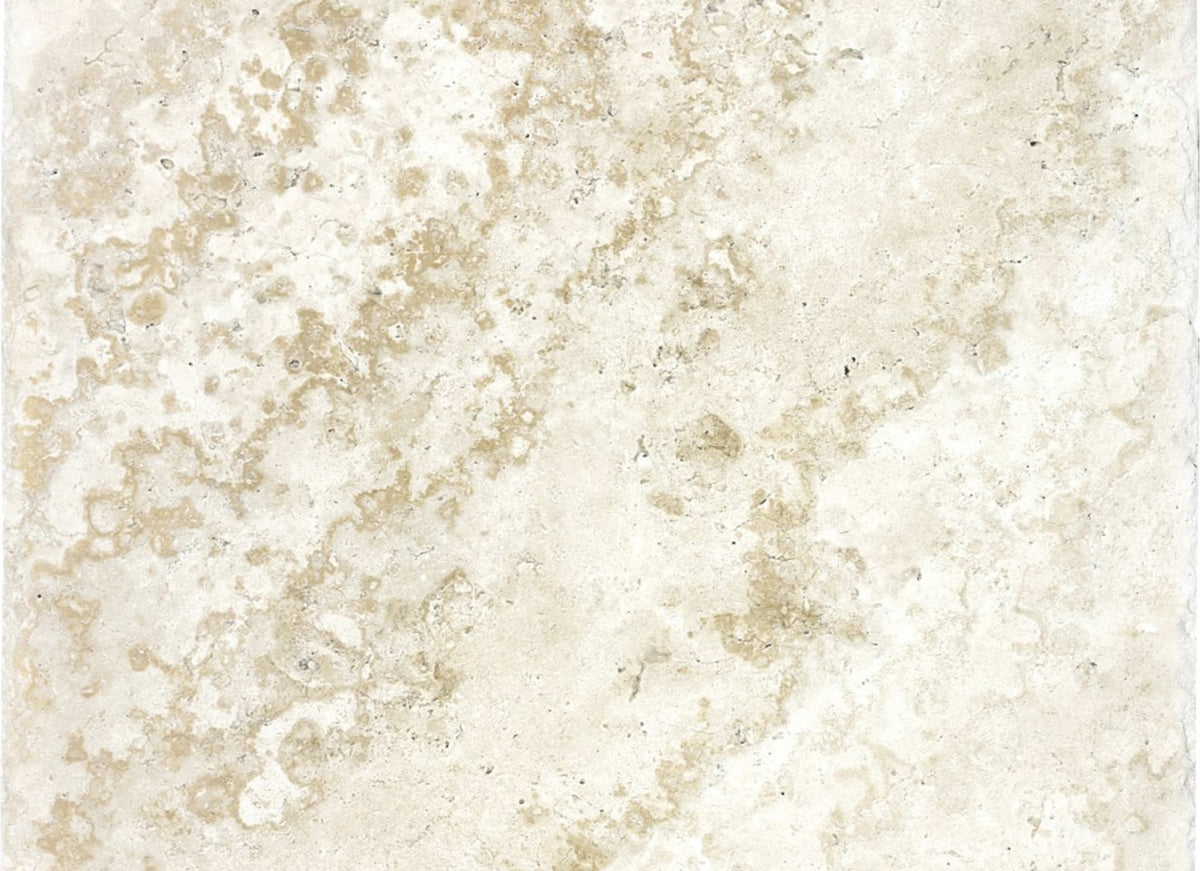 Travertine in Ivory Chiseled Edge 16x24