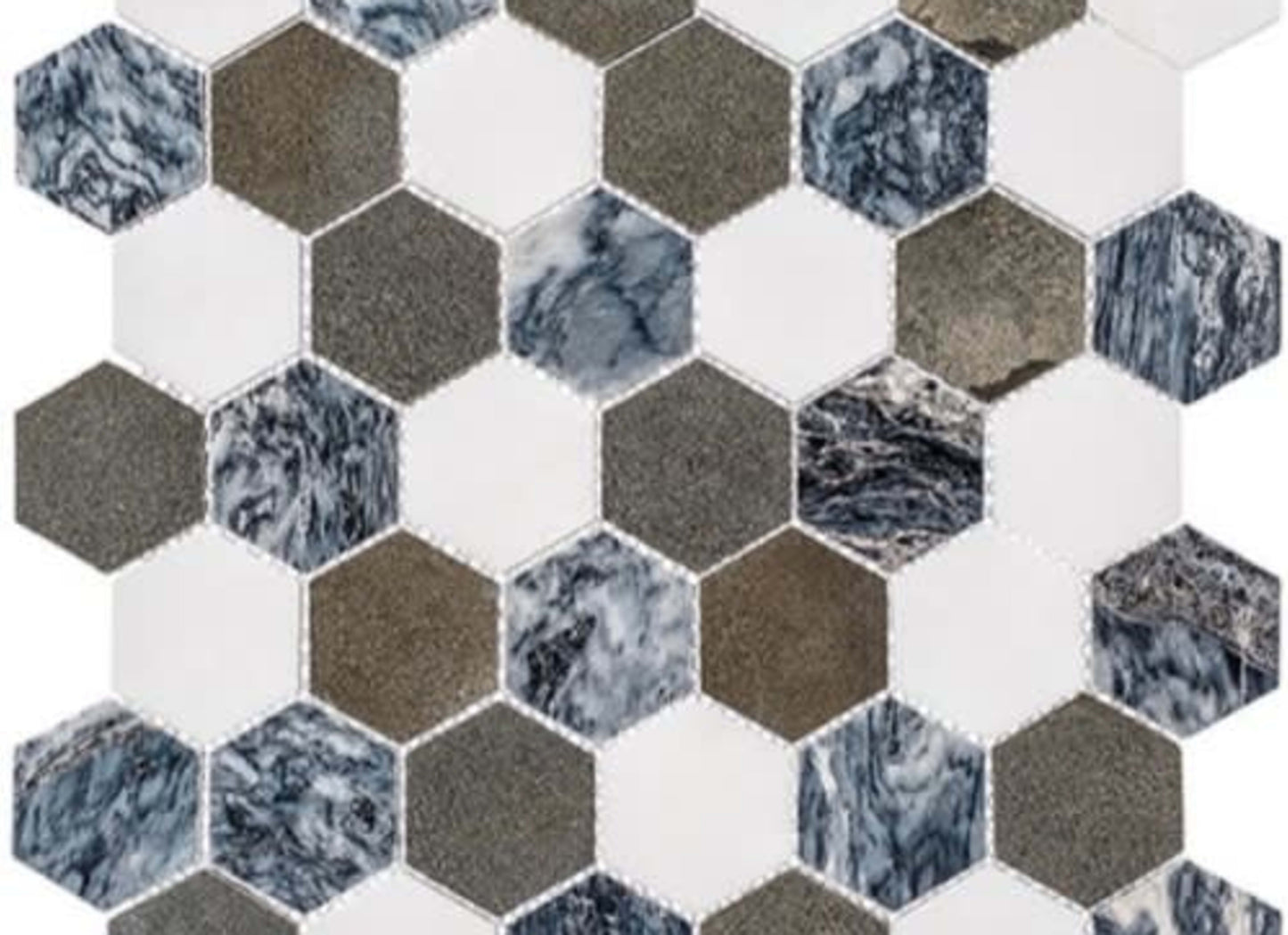 Colonial in Presidential Grey 2" Hex