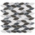 Colonial in Presidential Grey 2 1/2x1 Long Hex Natural Stone