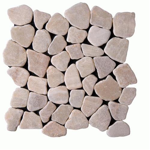 Botany Bay Pebbles - Opus Tumbled in Beige Onyx Natural Stone
