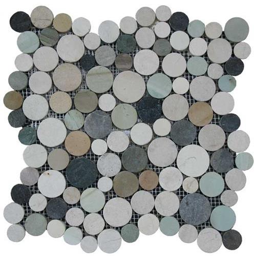 Botany Bay Pebbles - Coin in Botany Bay Blend Natural Stone