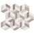 Joyous Moments in Quaint Corner 1x2 1/4 Hex Natural Stone