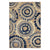 Cabana Bliss Bay in Blue Area Rugs