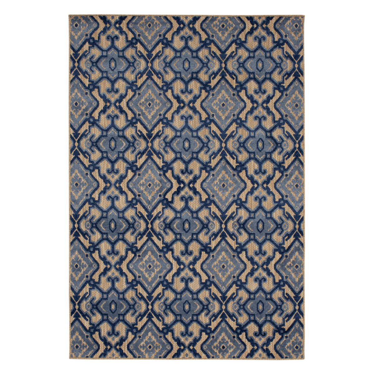 Cabana Hope Isle in Blue Area Rugs