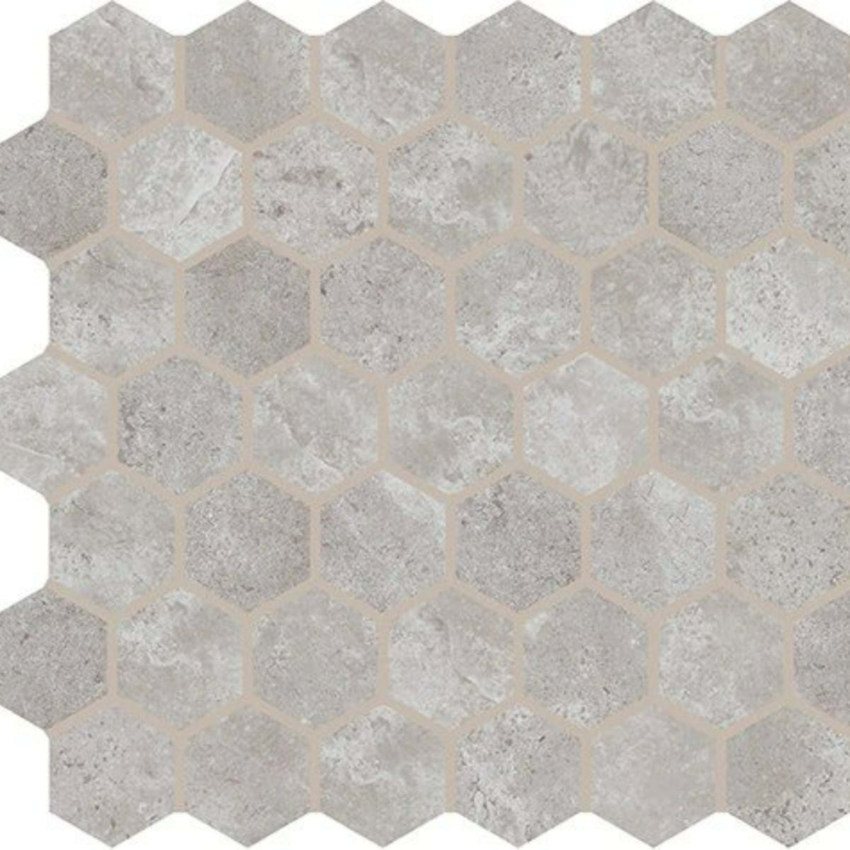 Rochester in Gray-Hex Tile