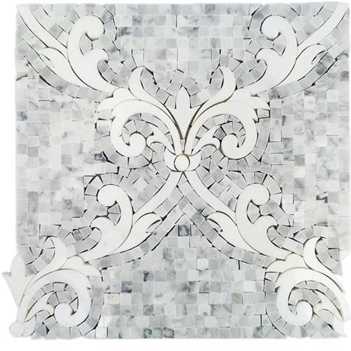 Regalia in Bianco Carrara And White Thassos Natural Stone