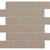 Retroactive 2.0 in Seal Taupe Mosaic 2"x4" Tile