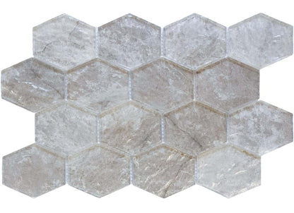 Revere - Hex Mosaic in Natural - Hex Mosaic