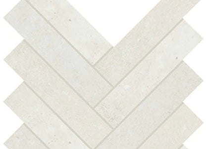 Rekindle in White Herringbone