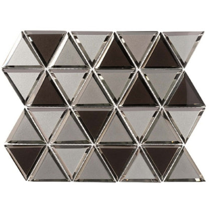 Pinwheel Collection in Rhino Wind Glass Tile