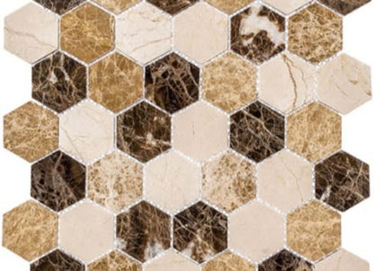 Colonial in Rock Haven 2" Hex