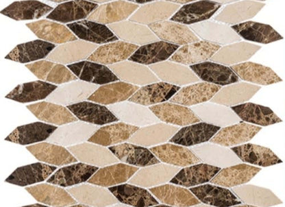 Colonial in Rock Haven Long 2 1/2x1 Long Hex