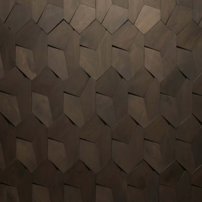 Wall - Motif - Roku in Darkened Walnut Hardwood