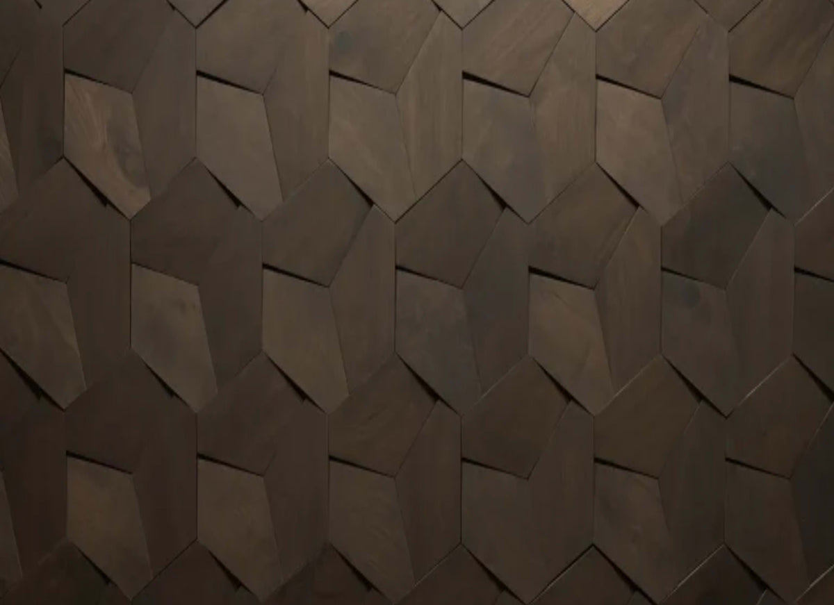 Wall - Motif - Roku in Darkened Walnut