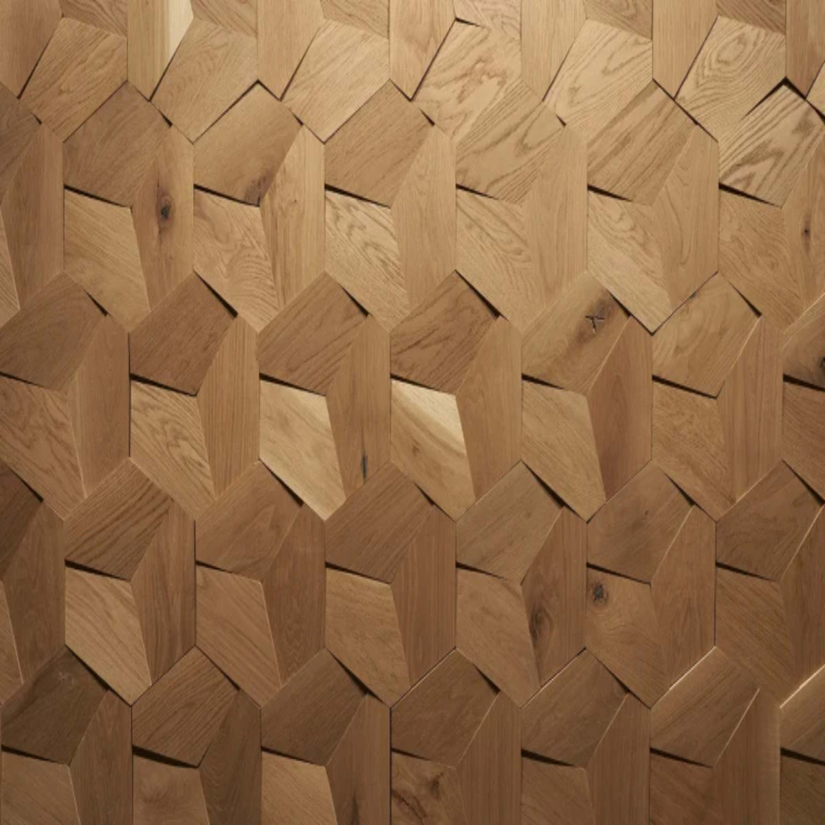 Wall - Motif - Roku in Natural Hardwood