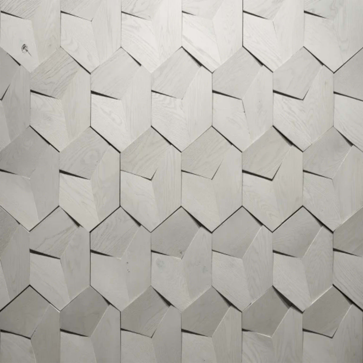 Wall - Motif - Roku in Soft White Hardwood