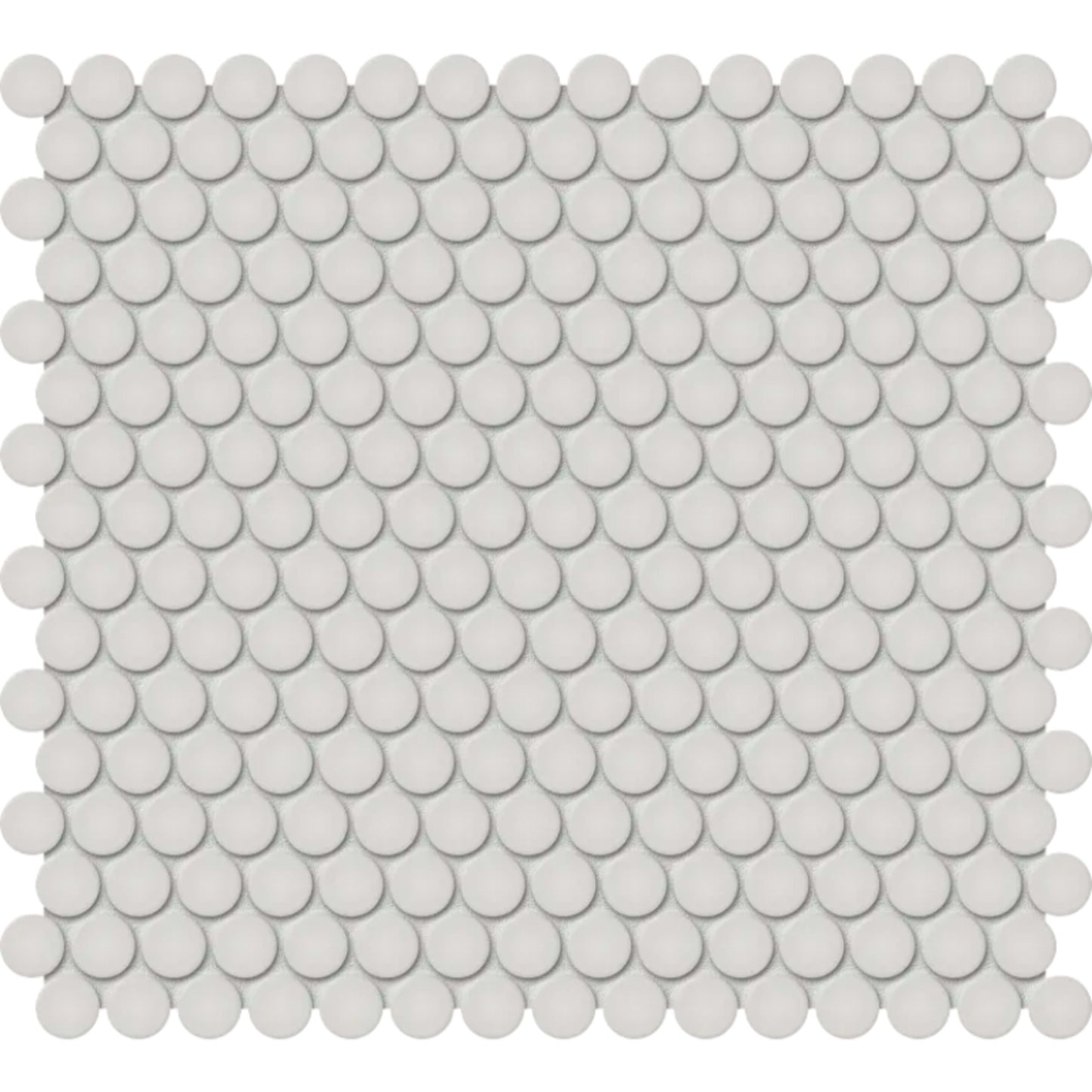 S-Series in Halo Grey Penny Round Tile