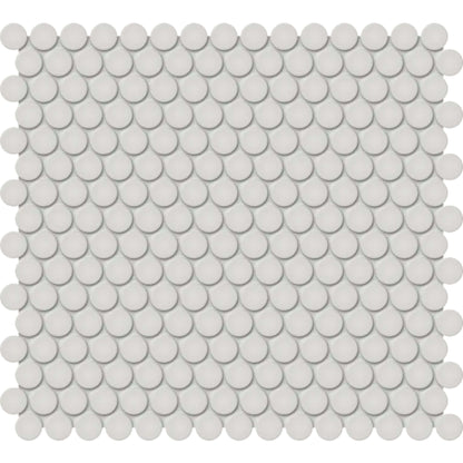 S-Series in Halo Grey Penny Round Tile