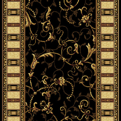 Sultana II Runner in Black Beauty Carpet