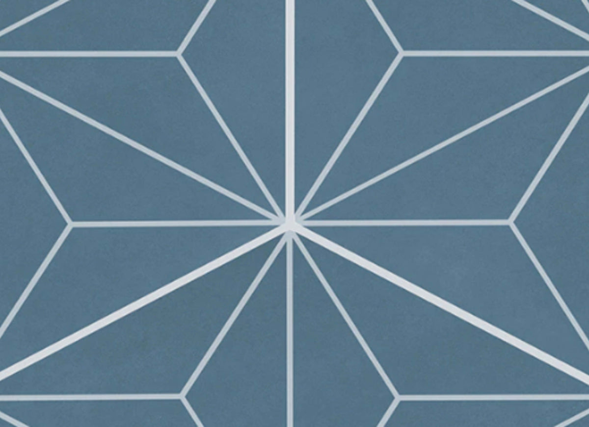 Scrapbook in Keepsake Blue Asanoha Hexagon