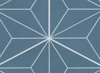 Scrapbook in Keepsake Blue Asanoha Hexagon
