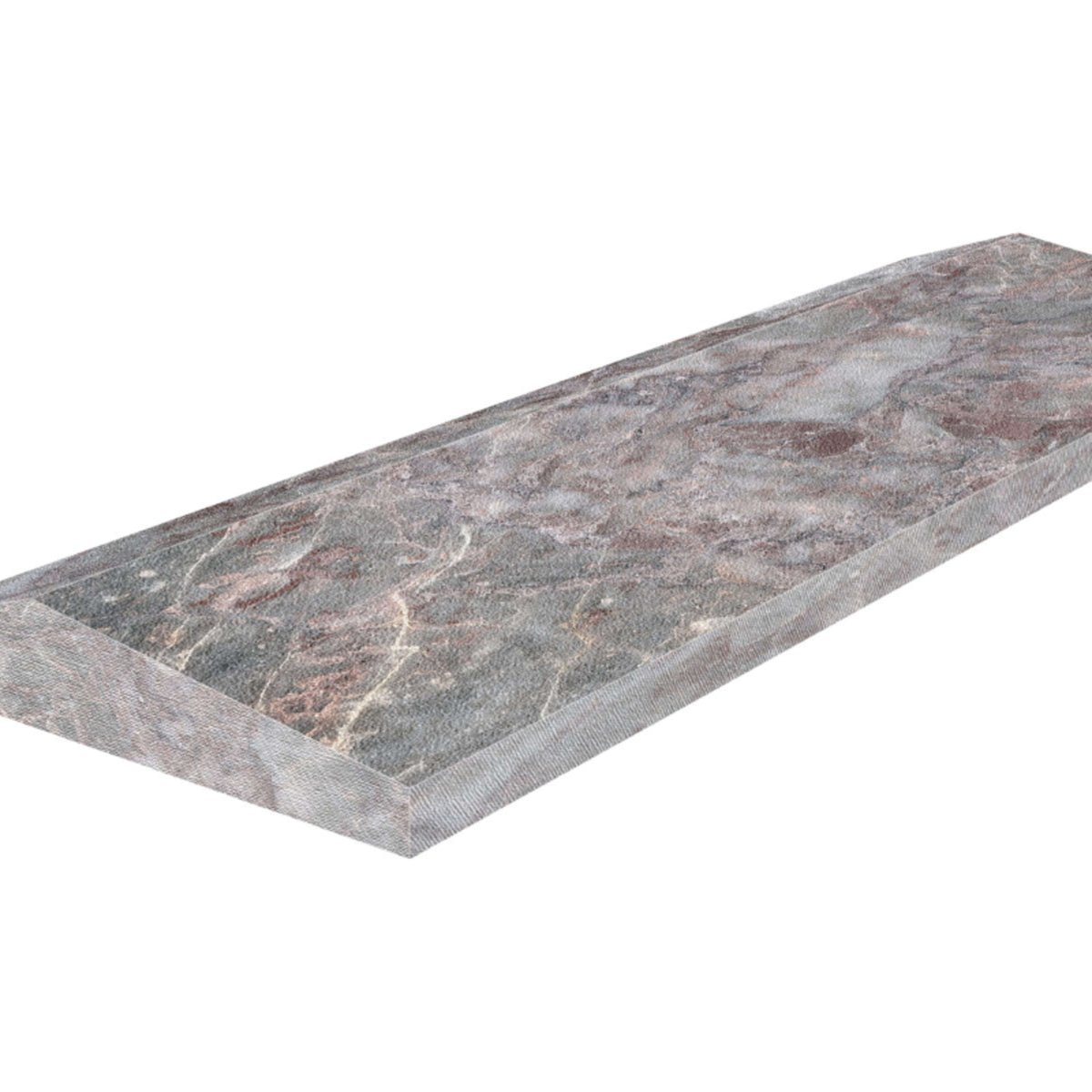 Sereno Burgundy in Prisma Honed 4x12 Natural Stone