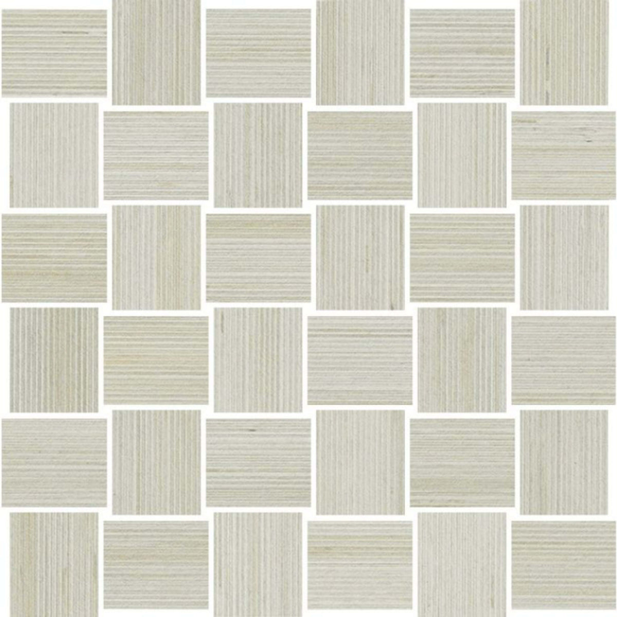 Shibusa in Bianco Basketweave Mosaic Tile