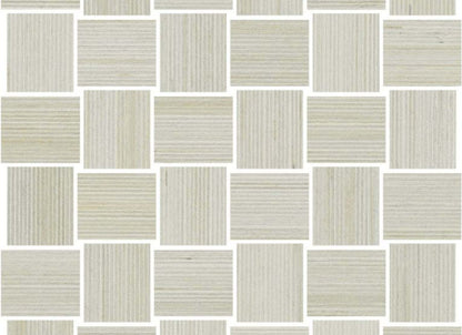 Shibusa in Bianco Basketweave Mosaic