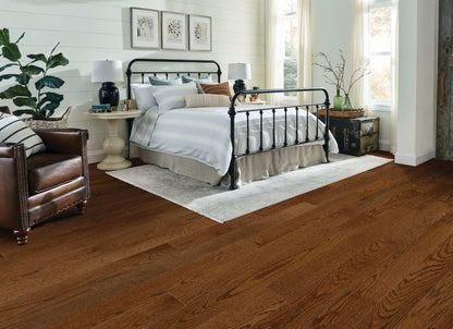 TimberBrushed Platinum  White Oak Engineered in Meandering Path 9.056"