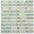 Skyline in Ming Green-Thassos White 3/4x2 1/2 Natural Stone