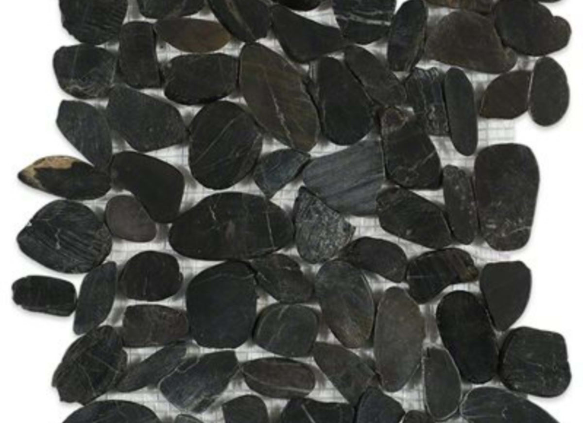 Cobblestone in Sliced Gem Black
