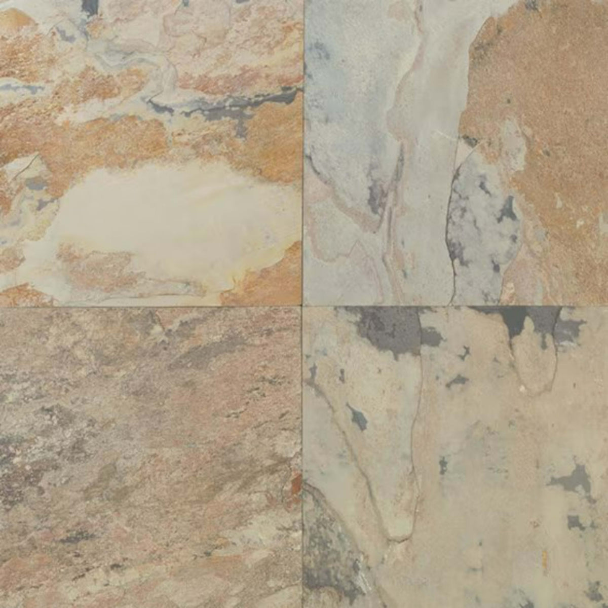 Slate in Autumn Mist-16x16x.375 Natural Stone