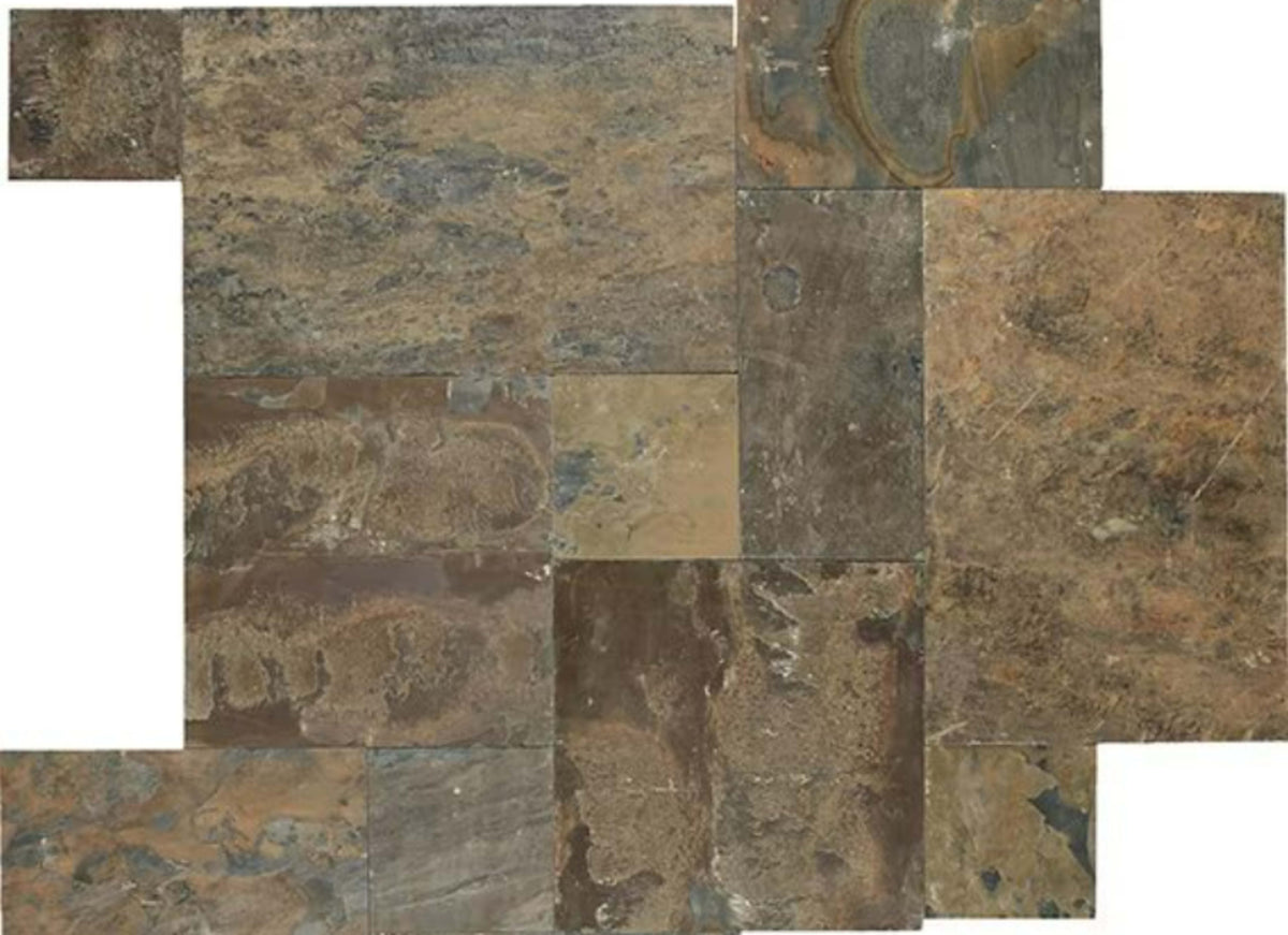 Slate in California Gold Pattern
