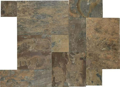 Slate in California Gold Pattern