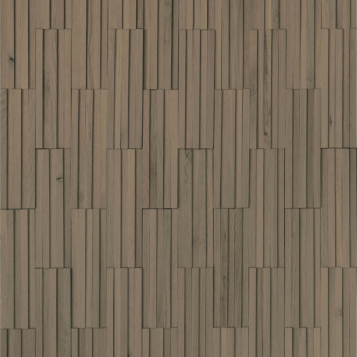 Wall -  Inceptiv - Parallels in Smoke Hardwood